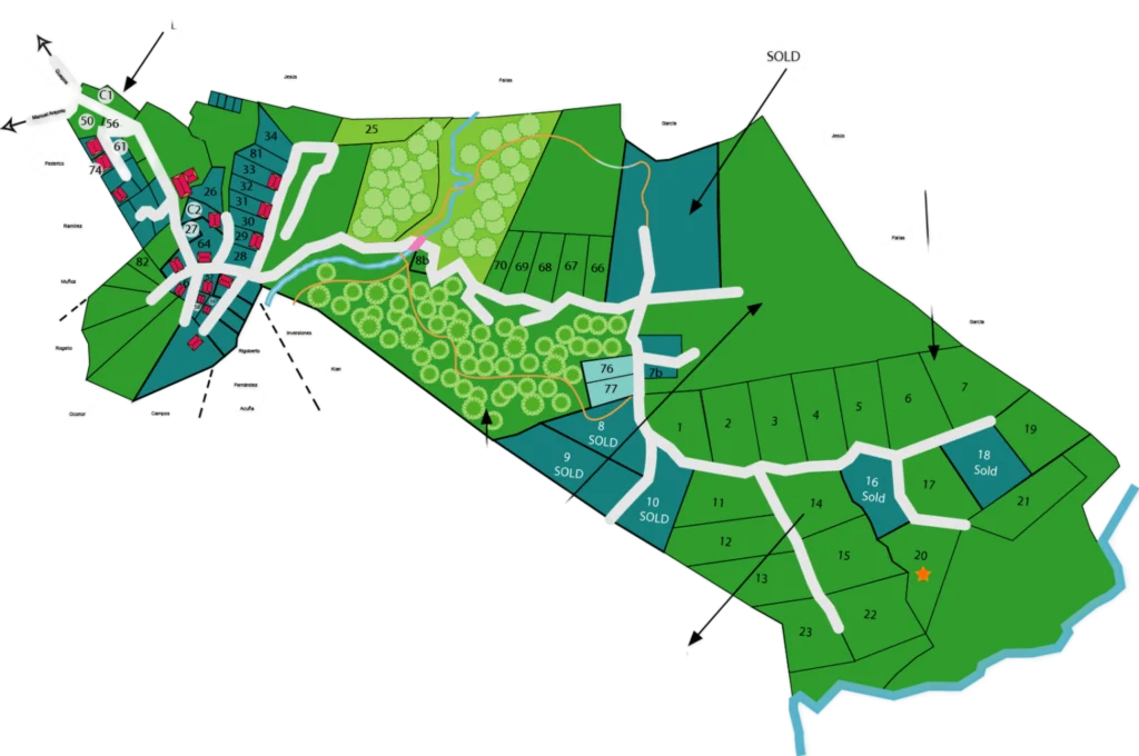 Manuel Antonio Estates 20 location in Manuel Antonio Estates community